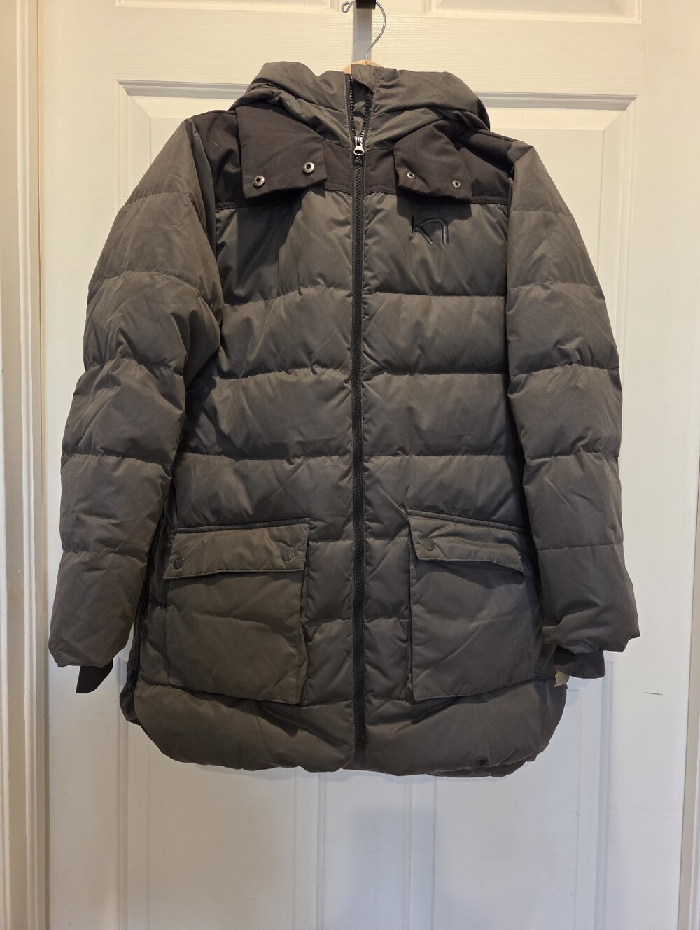 Kari Traa Rong Women's Parka in Dark Grey Size L